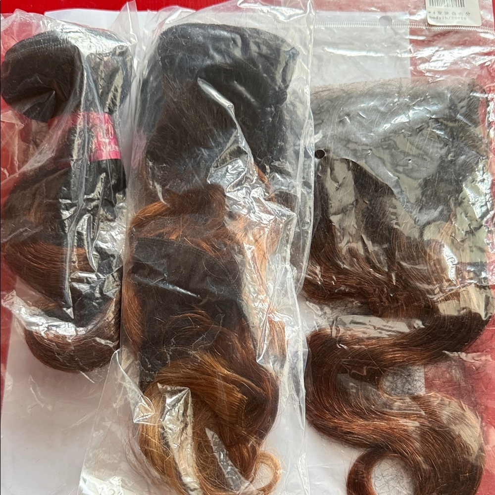 Black to Brown Ombre Human Hair Extensions - Women Hair